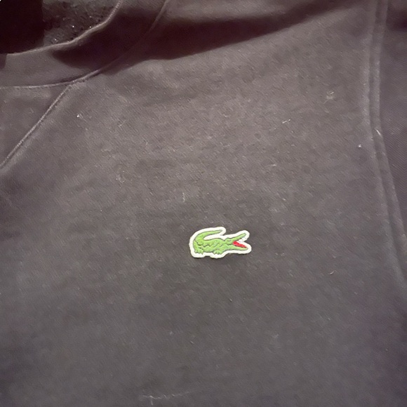 Lacoste mens small crewneck sweat-shirt with signature alligator embroidered - Picture 2 of 4